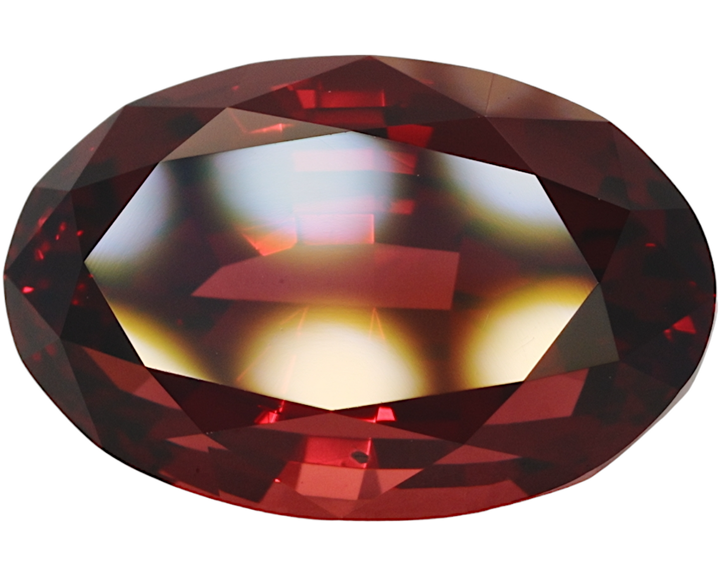 10.76 carats Malaya Garnet - oval shape