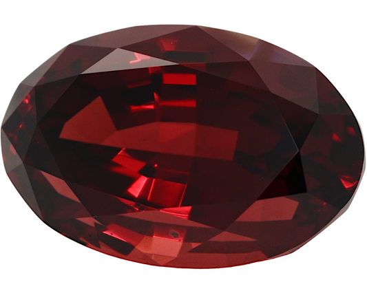 10.76 carats Malaya Garnet - oval shape