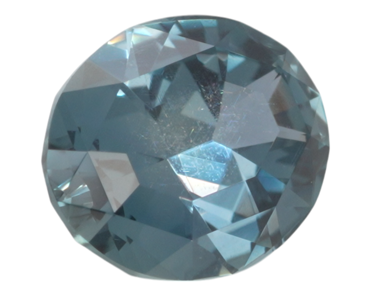 1.10 carats Teal Montana sapphire - oval shape