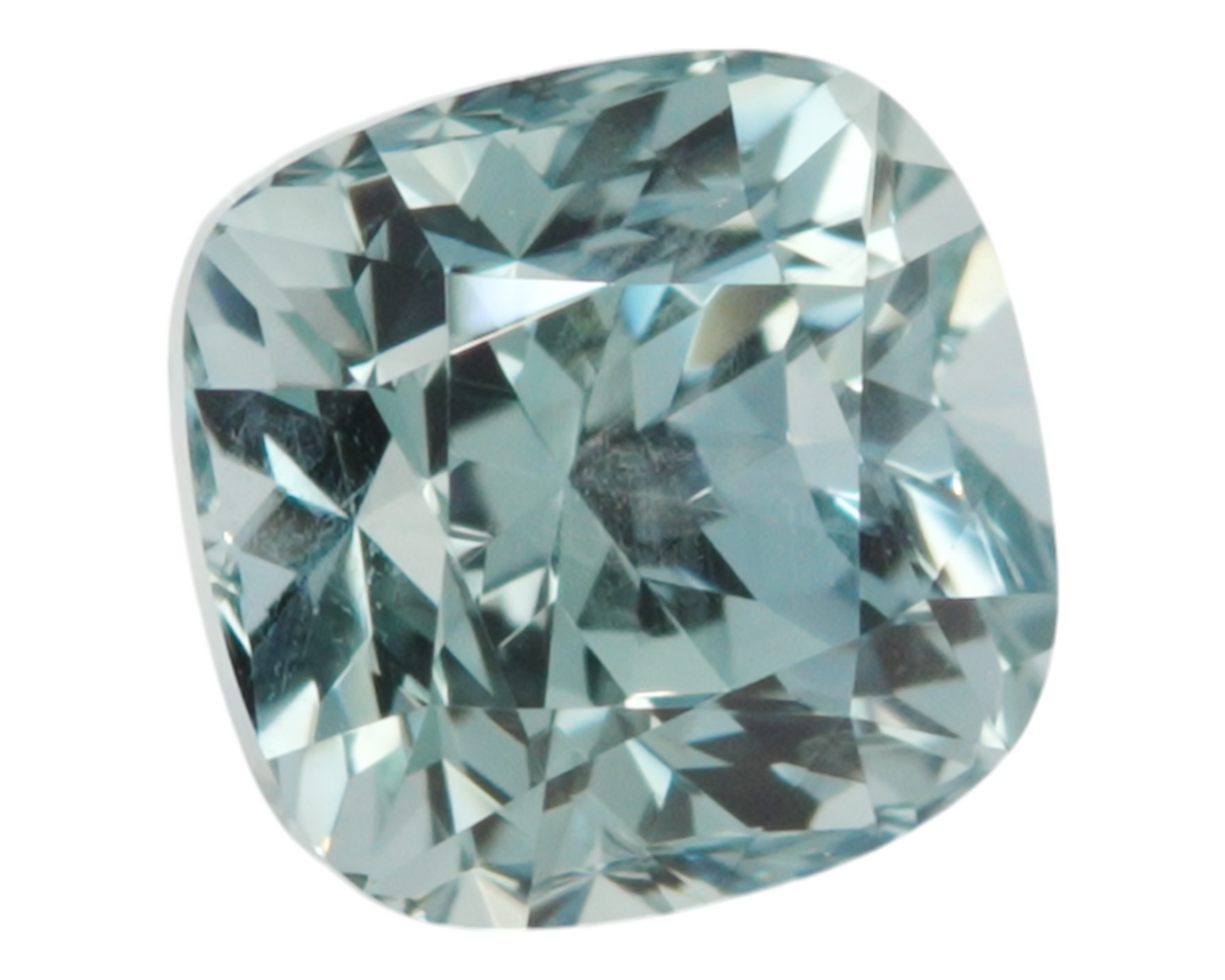 1.14 carats teal Montana sapphire - cushion shape