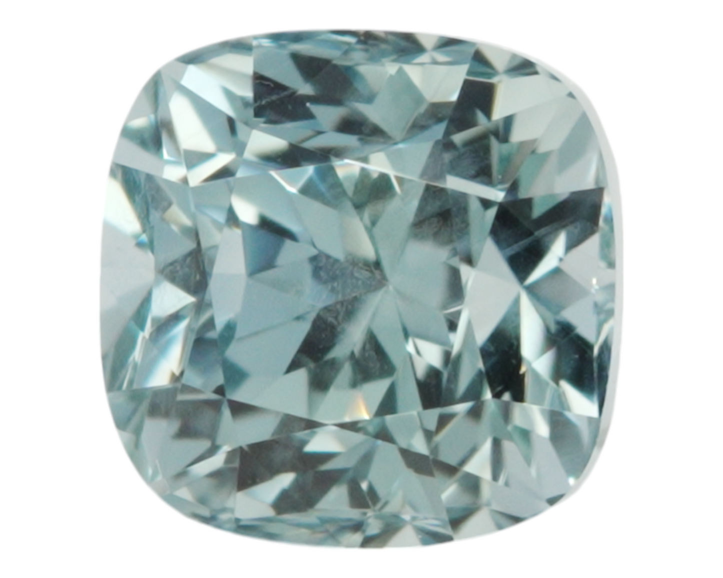 1.14 carats teal Montana sapphire - cushion shape