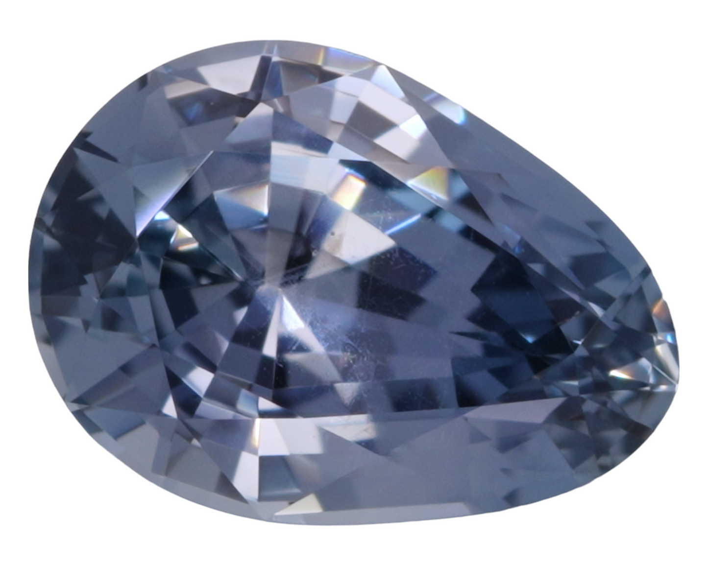 1.31 carats blue Montana Sapphire - shield/pear shape