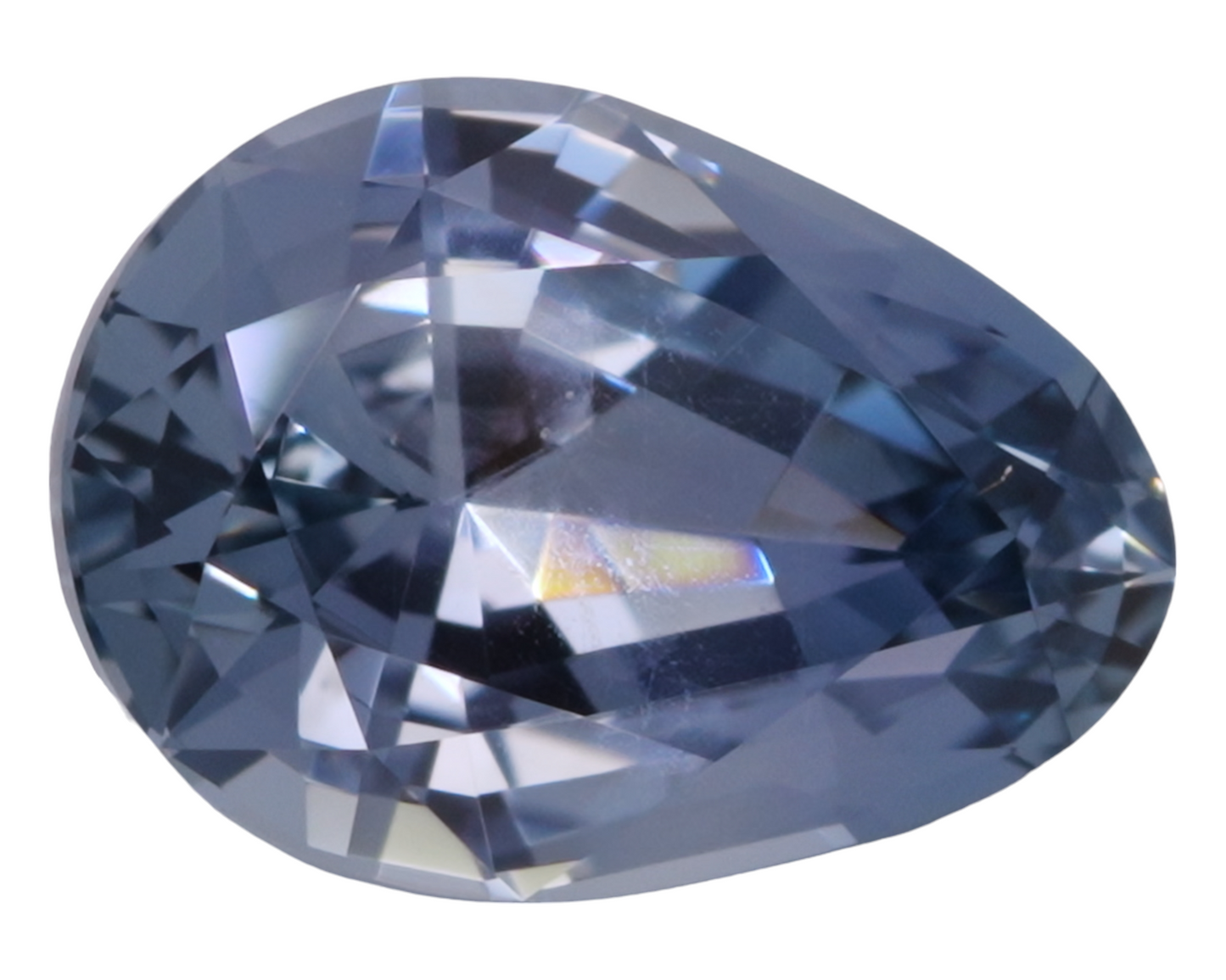 1.31 carats blue Montana Sapphire - shield/pear shape