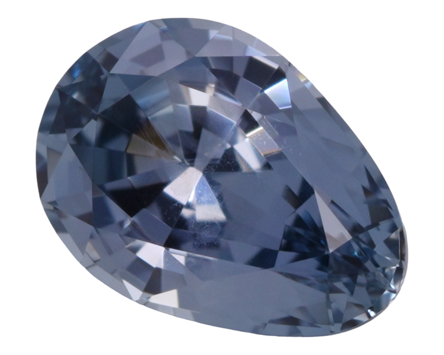 1.31 carats blue Montana Sapphire - shield/pear shape