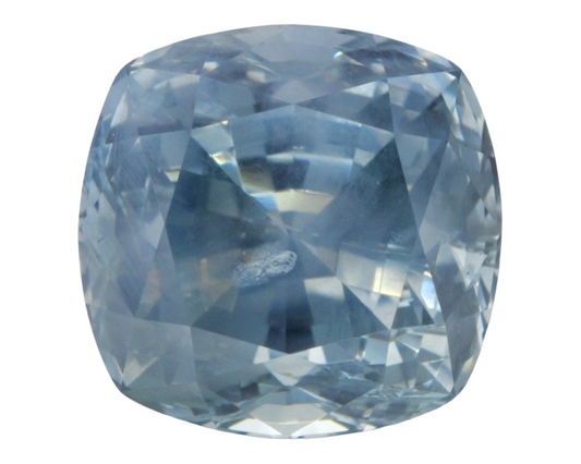 1.97 carats Teal Montana sapphire - cushion shape