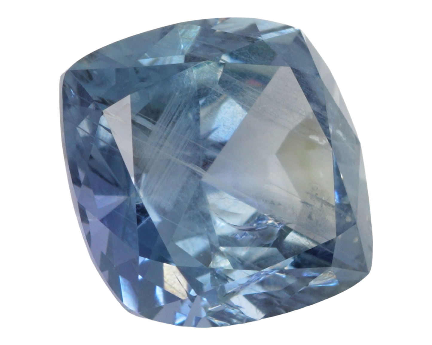 2.46 carats teal Montana Sapphire - shield shape