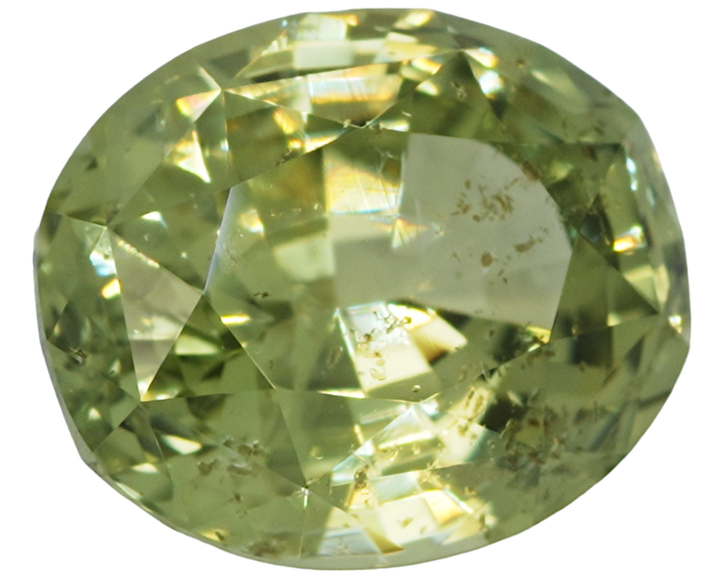 2.58 carats Yellow Montana Sapphire - oval shape