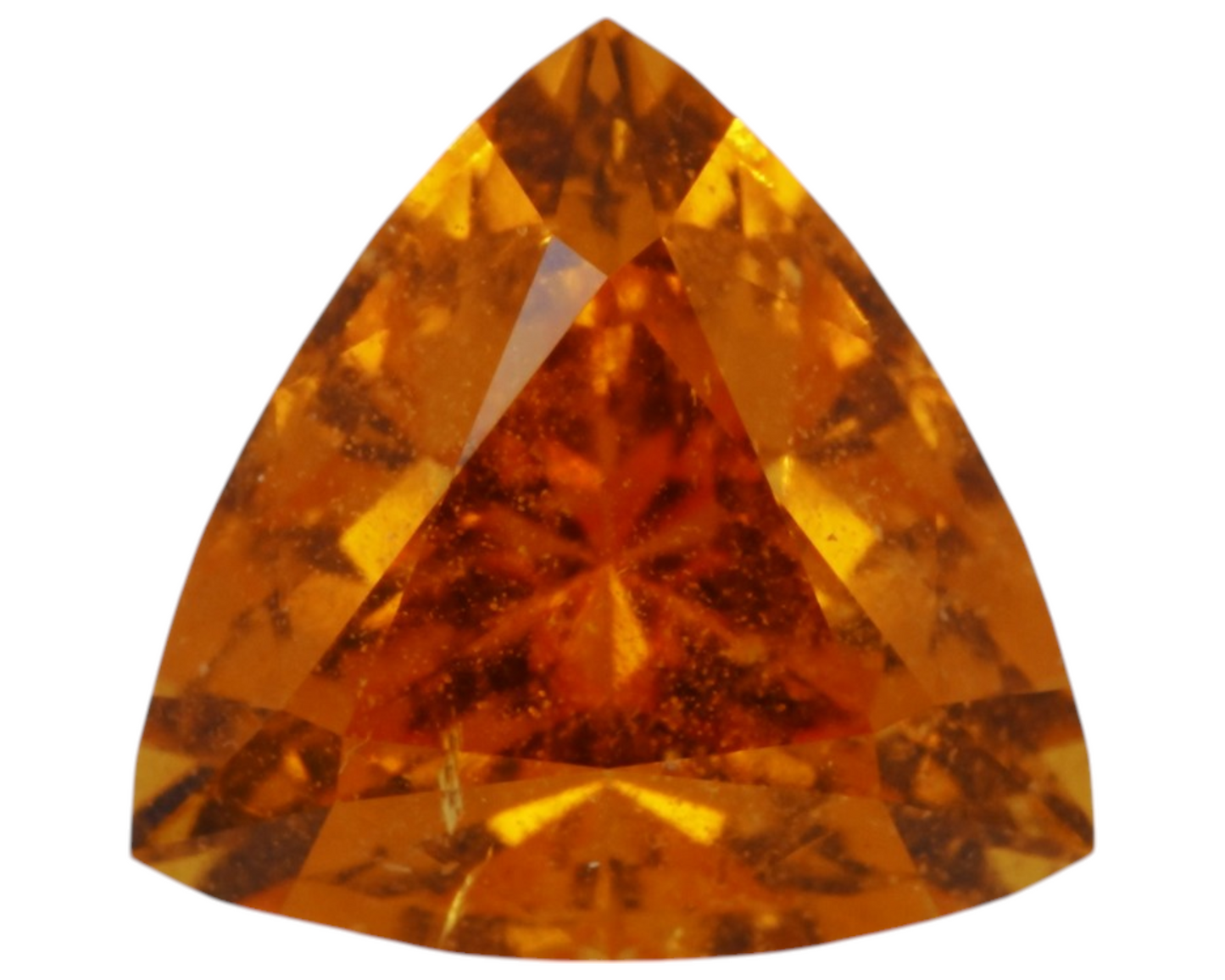 4.77 carats Spessartine Garnet - trillion shape