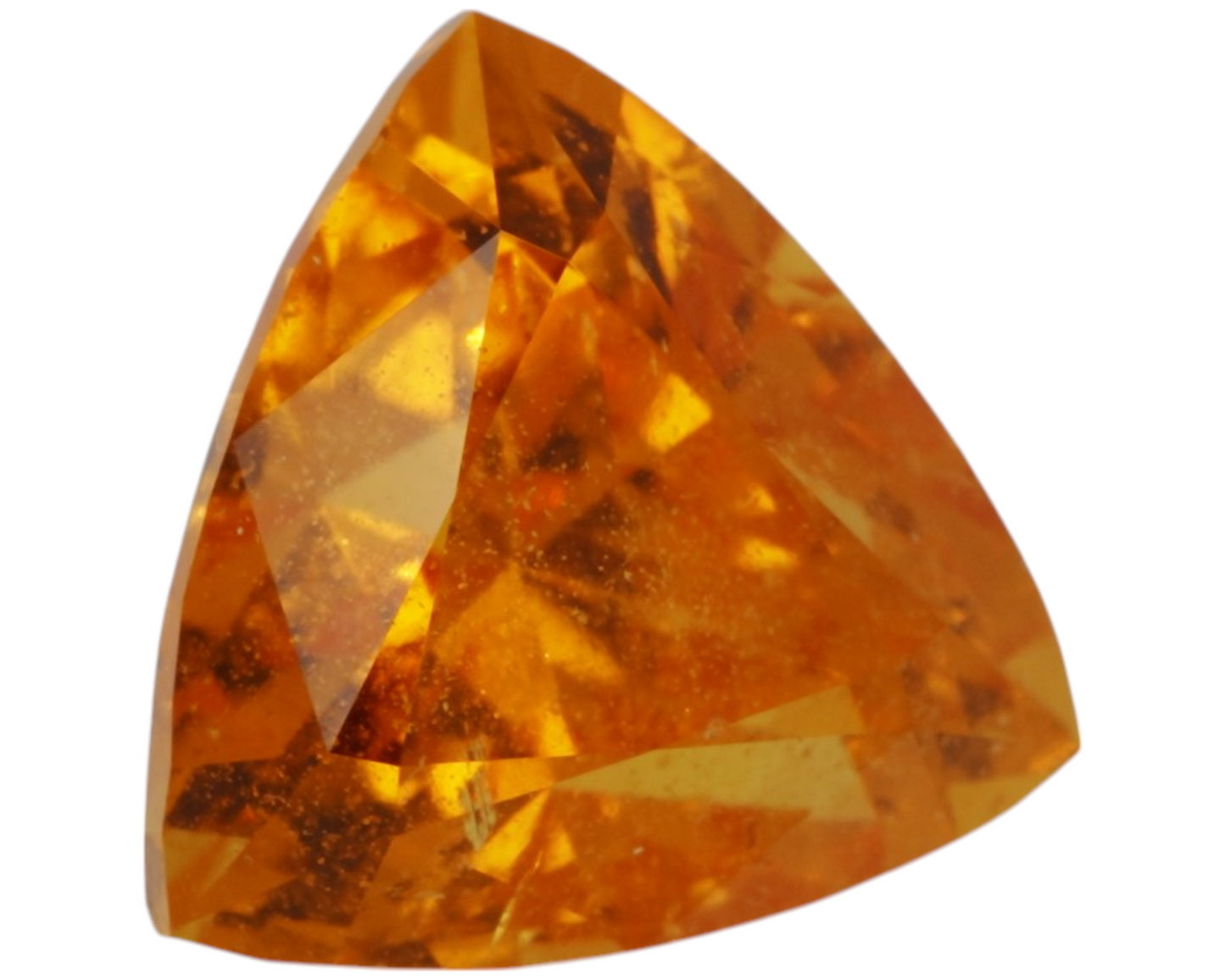 4.77 carats Spessartine Garnet - trillion shape