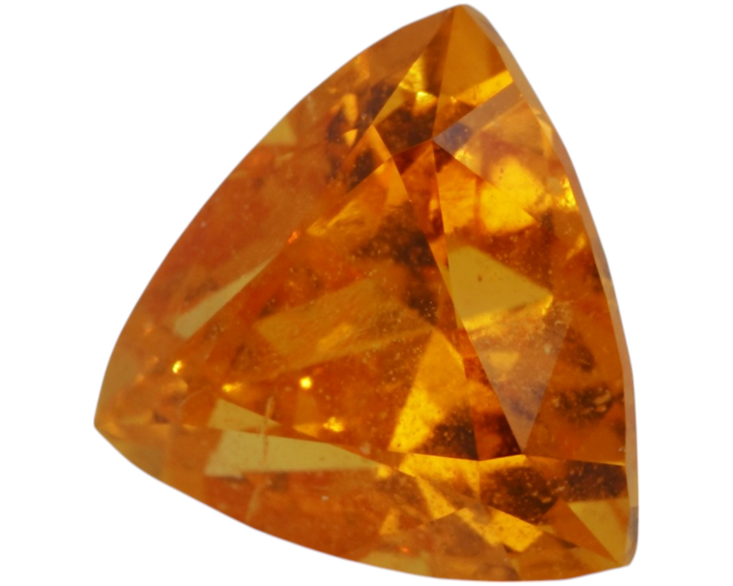 4.77 carats Spessartine Garnet - trillion shape