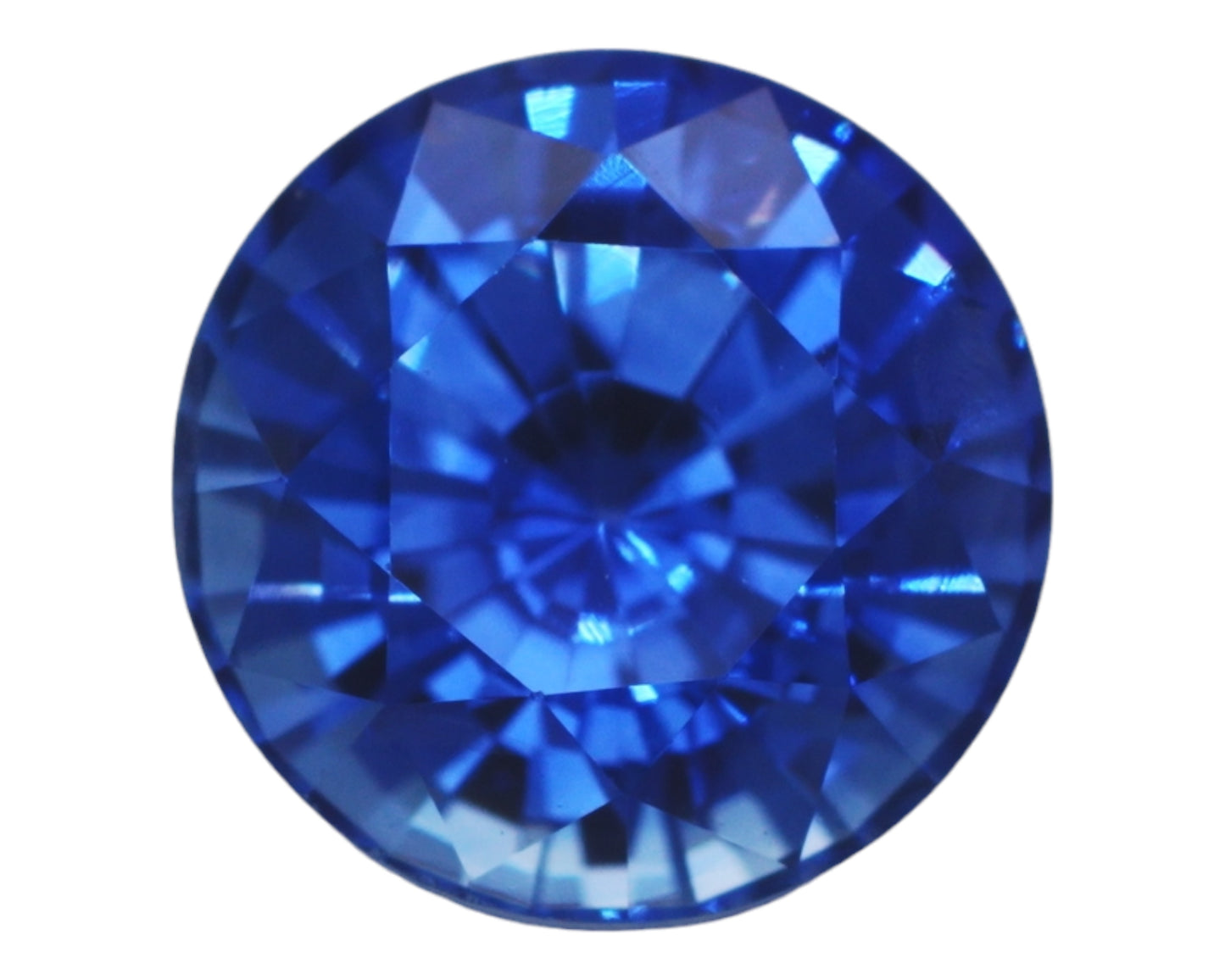 1.27 carats blue Sapphire- round shape