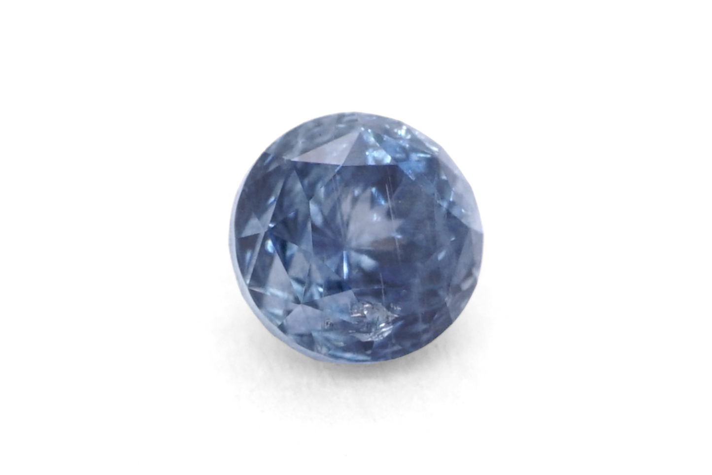 0.68 carats Blue Montana Sapphire - round