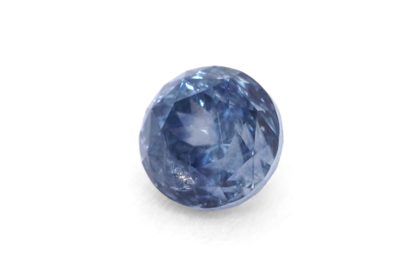 0.68 carats Blue Montana Sapphire - round