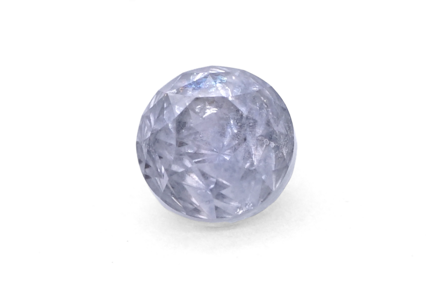 0.79 carats Gray Montana Sapphire - round